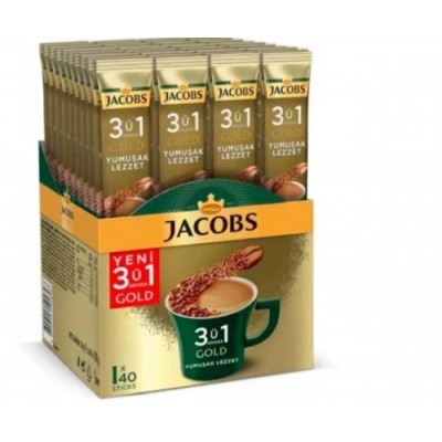 Jacobs 3ü1 Arada Kahve Yumuşak 40x18 g