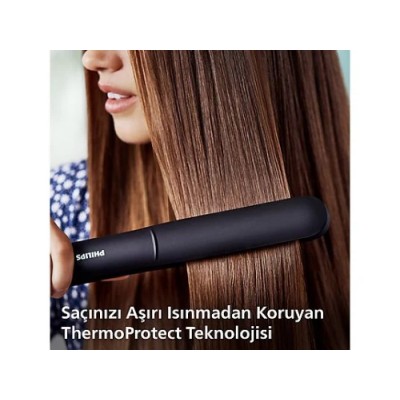 PHILIPS BHS375/00 3000 Serisi, Keratin Seramik Plaka, 2 Sıcaklık Ayarı Saç Düzleştirici