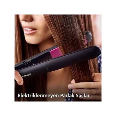 PHILIPS BHS375/00 3000 Serisi, Keratin Seramik Plaka, 2 Sıcaklık Ayarı Saç Düzleştirici