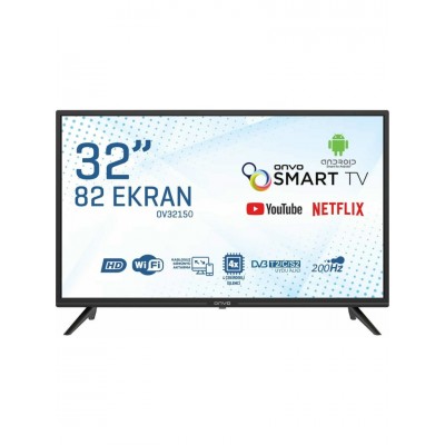 Onvo OV32150 32'' 82 Ekran Uydu Alıcılı HD Android Smart LED TV