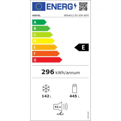 Vestel NF64012 Ex Ion Wıfı No-Frost Buzdolabı