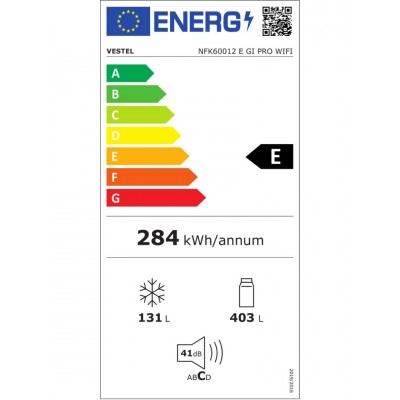 Vestel NFK60012 E Gı Pro Wıfı No-Frost Buzdolabı
