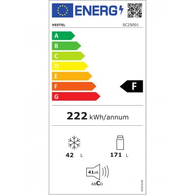 Vestel SC25001 213 LT Statik Buzdolabı