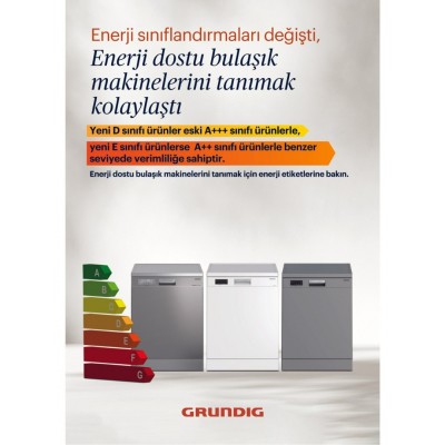 Grundig GDF 5104 5 Program Bulaşık Makinesi