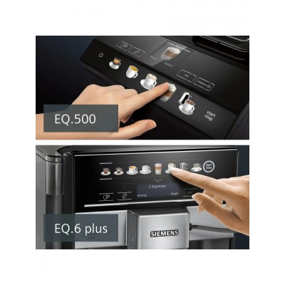 Siemens Eq.6 Plus S100 Sapphire Black Metallic Tam Otomatik Kahve Makinesi TE651319RW
