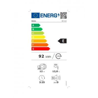 Regal BM 410 4 Programlı Bulaşık Makinesi