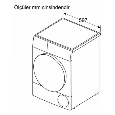 Profilo KM961RCTR A++ 9 kg Isı Pompalı Kurutma Makinesi