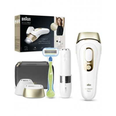 Braun Ipl Silk·expert Pro 5, Evde Tüy Alma, Çanta, Venus Tıraş Makinesi, 2 Başlık Ile, PL5146