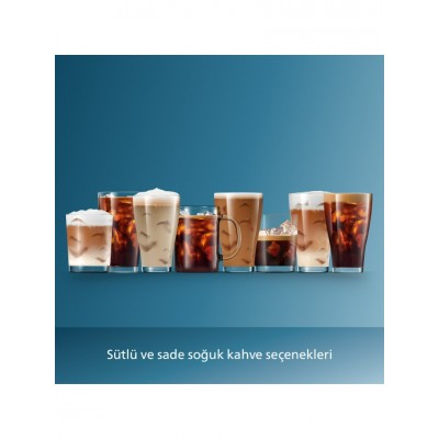 Philips LatteGo Tam Otomatik Espresso Makinesi, 20 Sıcak ve Soğuk İçecek, Silent Brew, EP5543/80