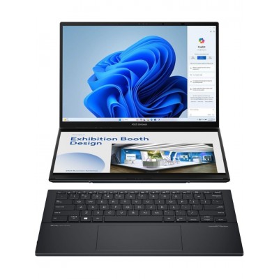 Asus Zenbook Duo– Intel Ultra 7 155H- 14’’ OLED Dokunmatik– 16GB Ram – 1tb Ssd- Q Us Ingilizce Klavye- 1 Yıl Garanti- UX8406MA-DS76T