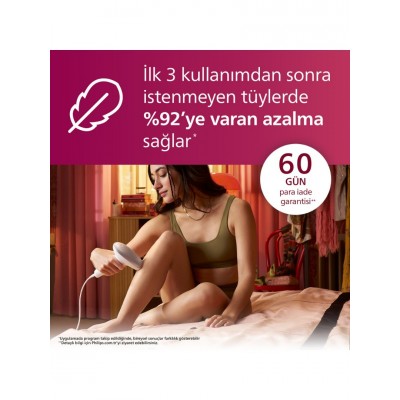 Philips Lumea BRI921/00 Lazer Epilasyon IPL Tüy Alma Cihazı+Kaş Düzeltici,Yüz+Vücut+Hassas Bölge Kullanımı