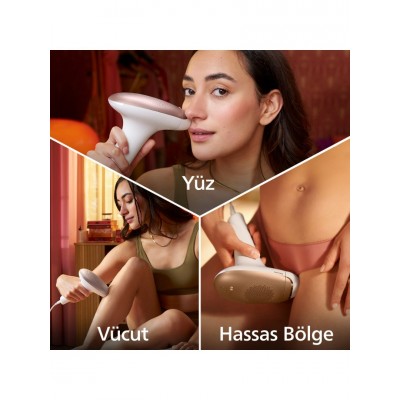 Philips Lumea BRI921/00 Lazer Epilasyon IPL Tüy Alma Cihazı+Kaş Düzeltici,Yüz+Vücut+Hassas Bölge Kullanımı
