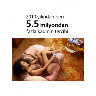 Philips Lumea BRI950/00 Lumea Lazer Epilasyon IPL Tüy Alma Cihazı Yüz+Vücut+Hassas Bölge Kullanımı,Kablolu/Kablosuz Kullanım