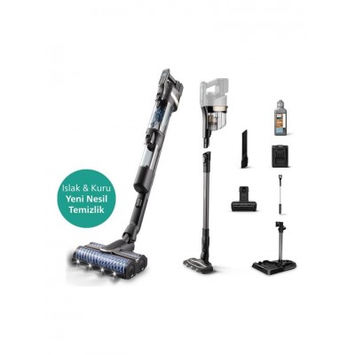 Philips XW9463/11 Aqua Trio 9000 Seri Islak & Kuru Temizlik Kablosuz Dikey Süpürge