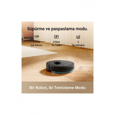 Dreame Bot D9 Max Robot Süpürge Vakum ve Paspas