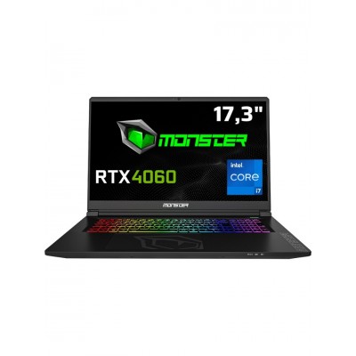 Monster Tulpar T7 V26.1.2 Intel Core I7 13700H 32 GB Ram 1 Tb SSD 8 GB Rtx 4060 Freedos 17,3" Fhd 144 Hz Oyun Bilgisayarı