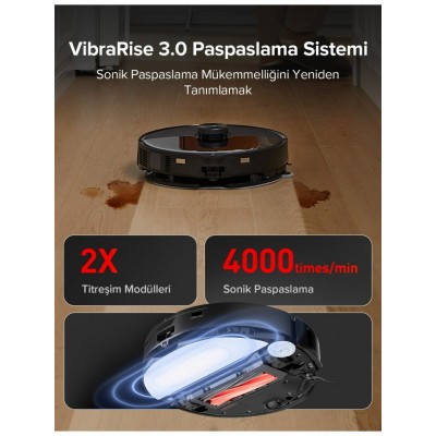 Roborock S8 Maxv Ultra Akıllı Robot Süpürge Siyah