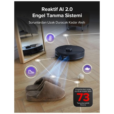Roborock S8 Maxv Ultra Akıllı Robot Süpürge Siyah