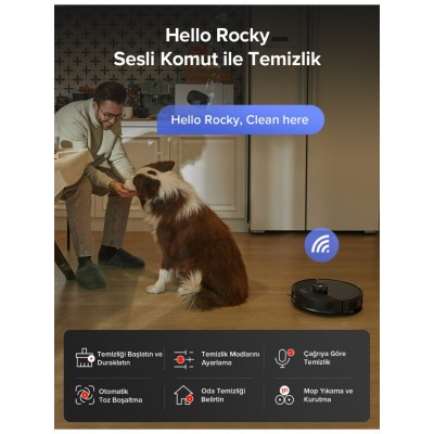Roborock S8 Maxv Ultra Akıllı Robot Süpürge Siyah