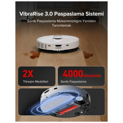 Roborock S8 Maxv Ultra Akıllı Robot Süpürge Beyaz