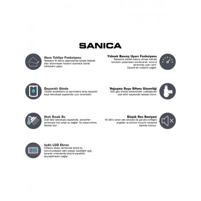 Sanica Java Yoğuşmalı Kombi 24 KW Baca Dahil