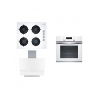 Profilo Lüks Whitestar Ankastre Set Beyaz ( FRMA325B Fırın OO36P2B10 Ocak DVE6G520 Davlumbaz )