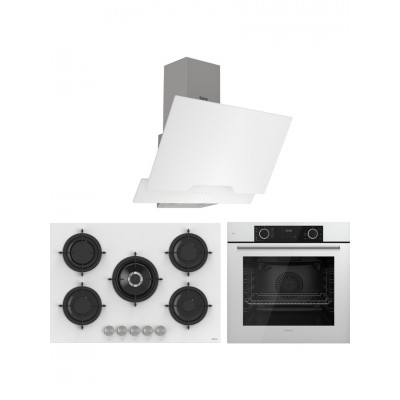 Ferre Fryart Rs Serisi Beyaz Ankastre Cam Set (D064 + RS036 + XE63CB)