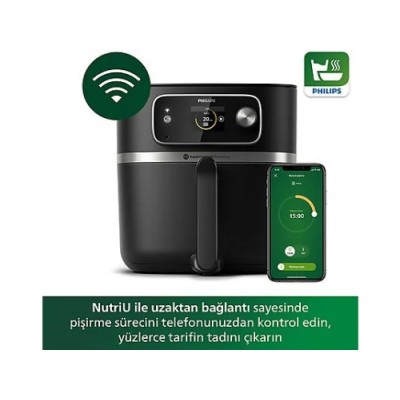 PHILIPS HD9880/90 Combi 7000 Serisi XXL Connected Airfryer Siyah
